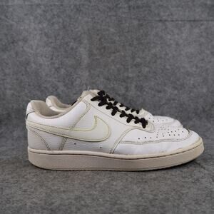 Nike Shoes Womens 8 Sneakers Court Vision Low Basketball Trainers Leather White
